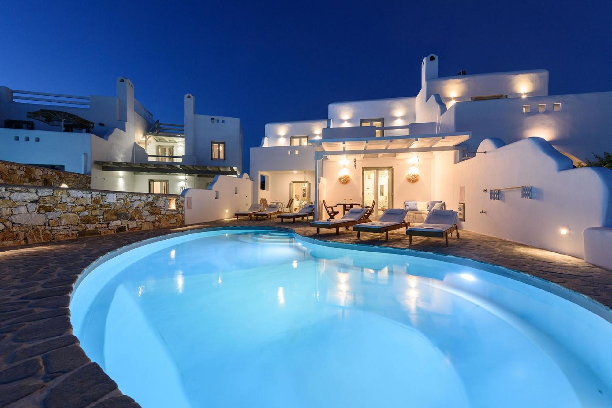 Helen Beach Front Luxury Villas Kastrákion Exterior foto